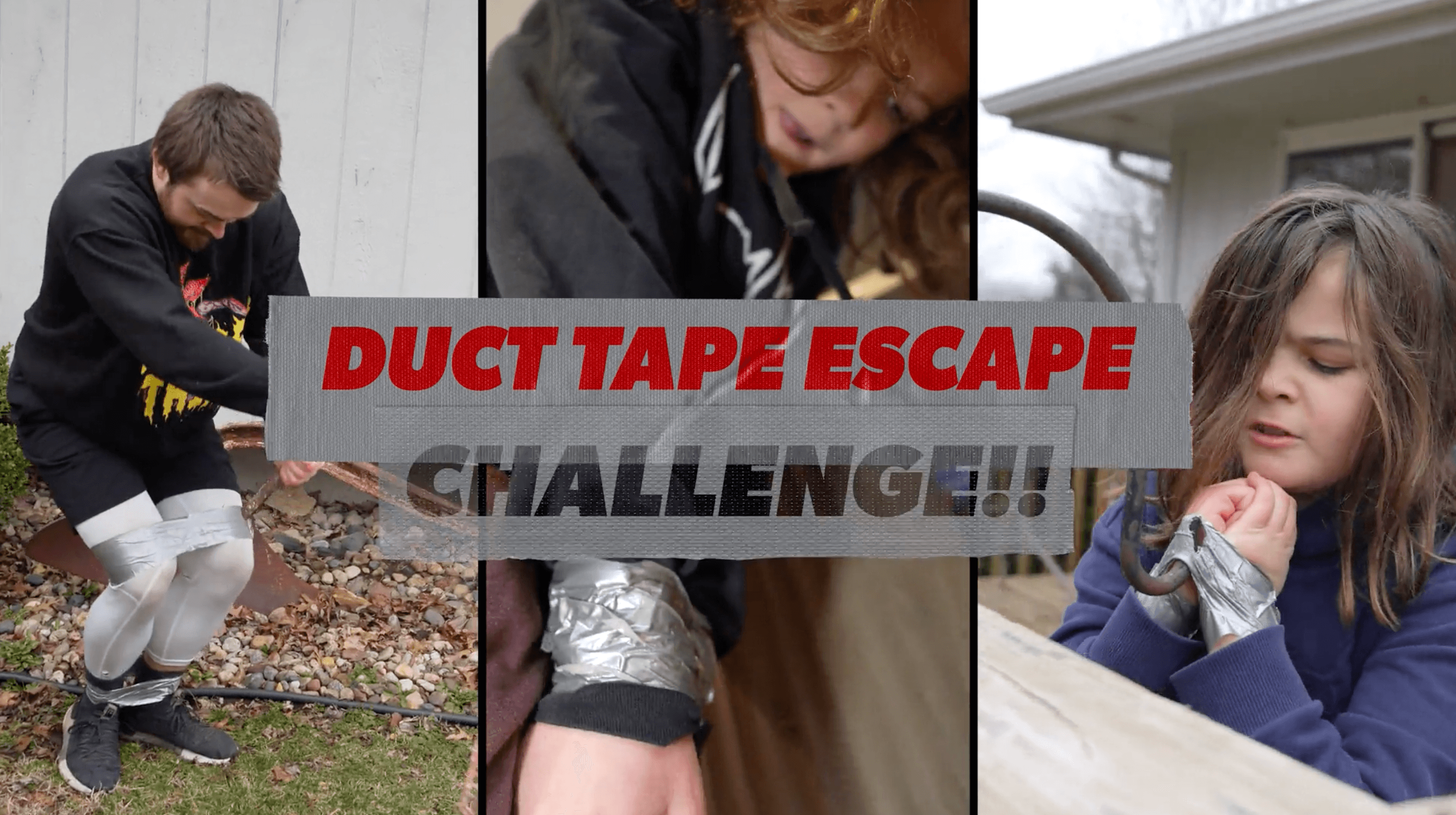Long Form, Duct Tape Escape Challenge editing sample